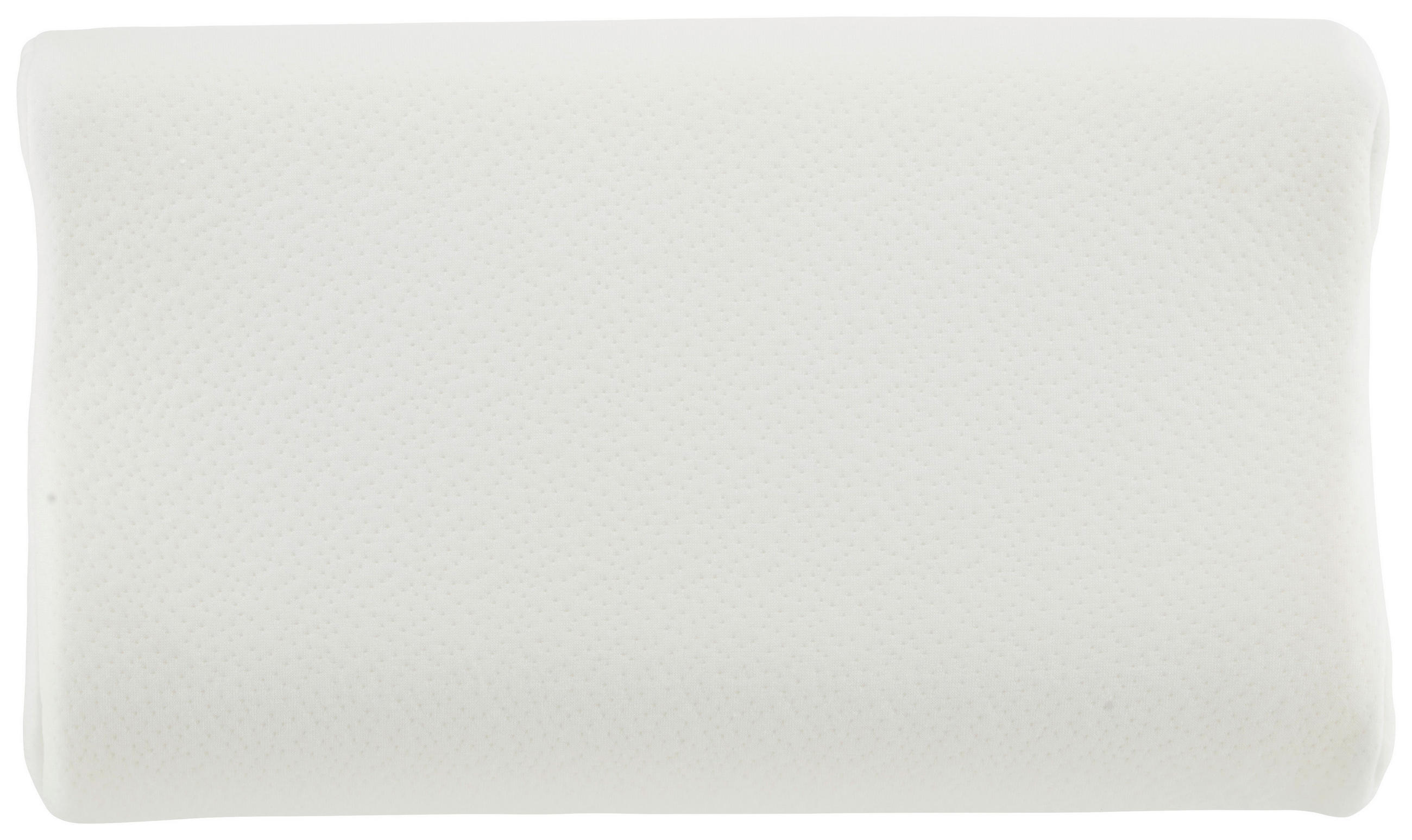 OPORNÝ ŠIJOVÝ VANKÚŠ  - biela, Basics, textil (50/30/10-7cm) - Boxxx