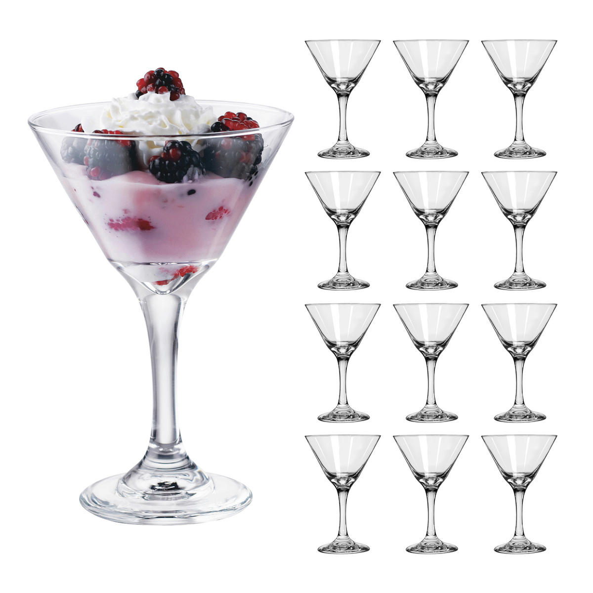 GLÄSERSET EMBASSY  12-teilig  - Klar, Basics, Glas (11/16,5cm)