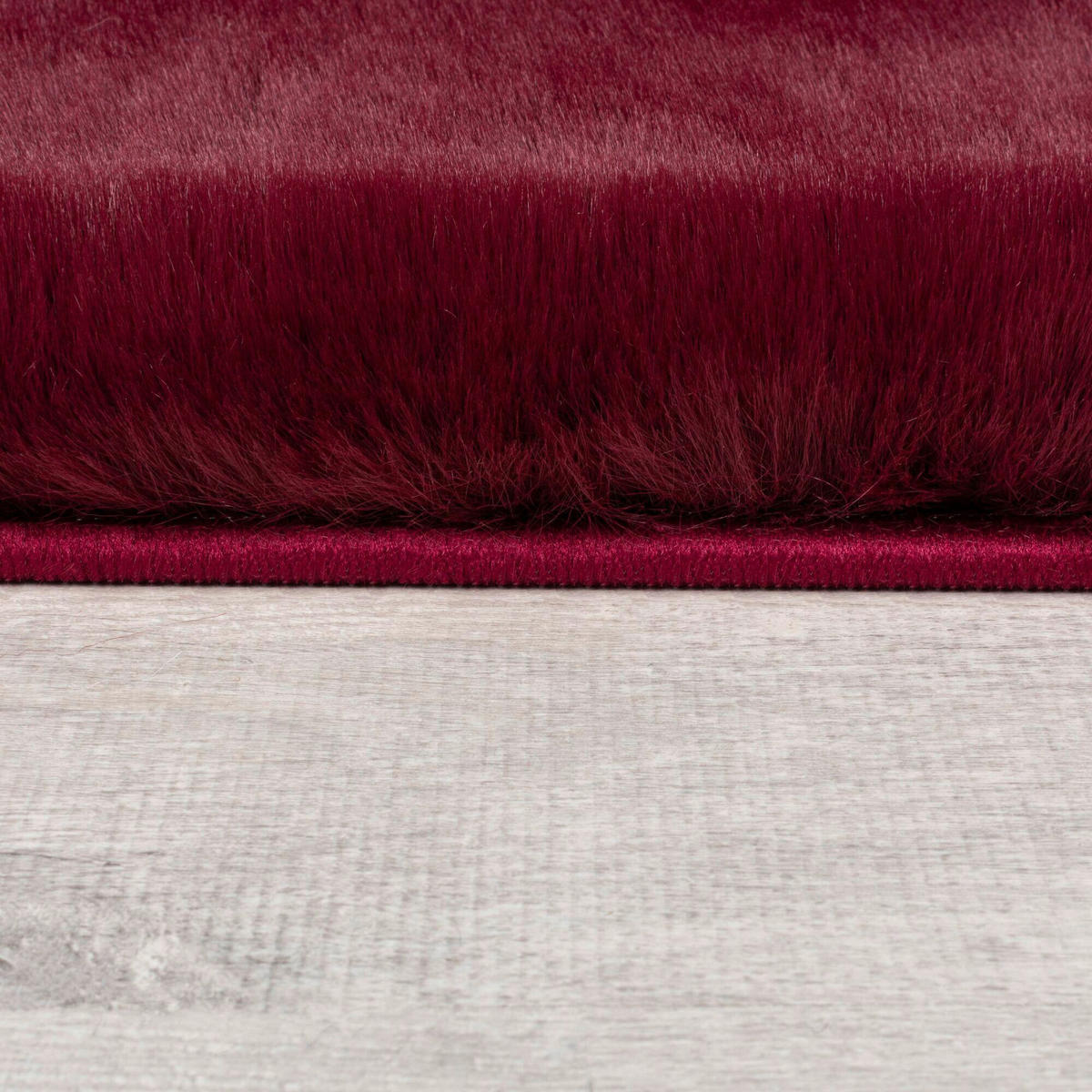 WEBTEPPICH 200/290 cm IVY LUXURY FUR Rot  - Rot, KONVENTIONELL, Textil (200/290cm)