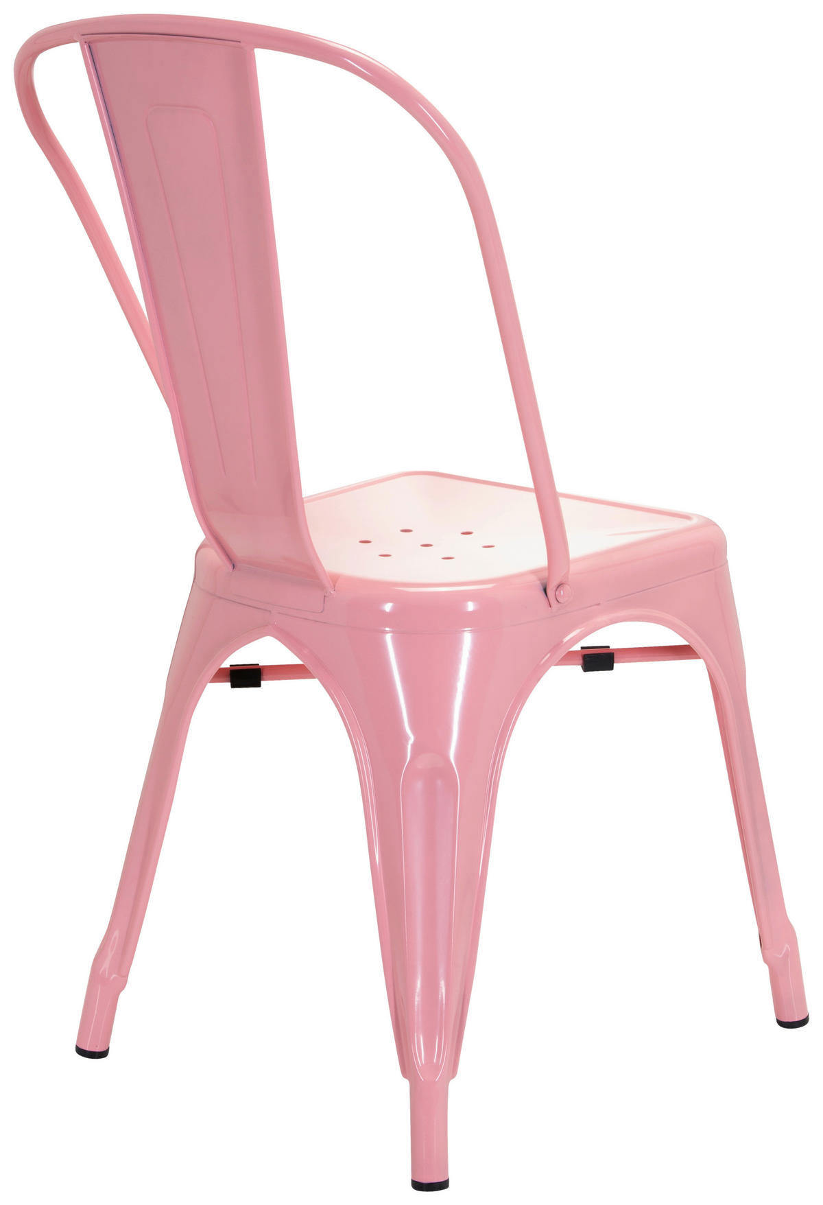 STOL  stapelbar   rosa  - rosa, Basics, metall (44/84/54cm) - MID.YOU