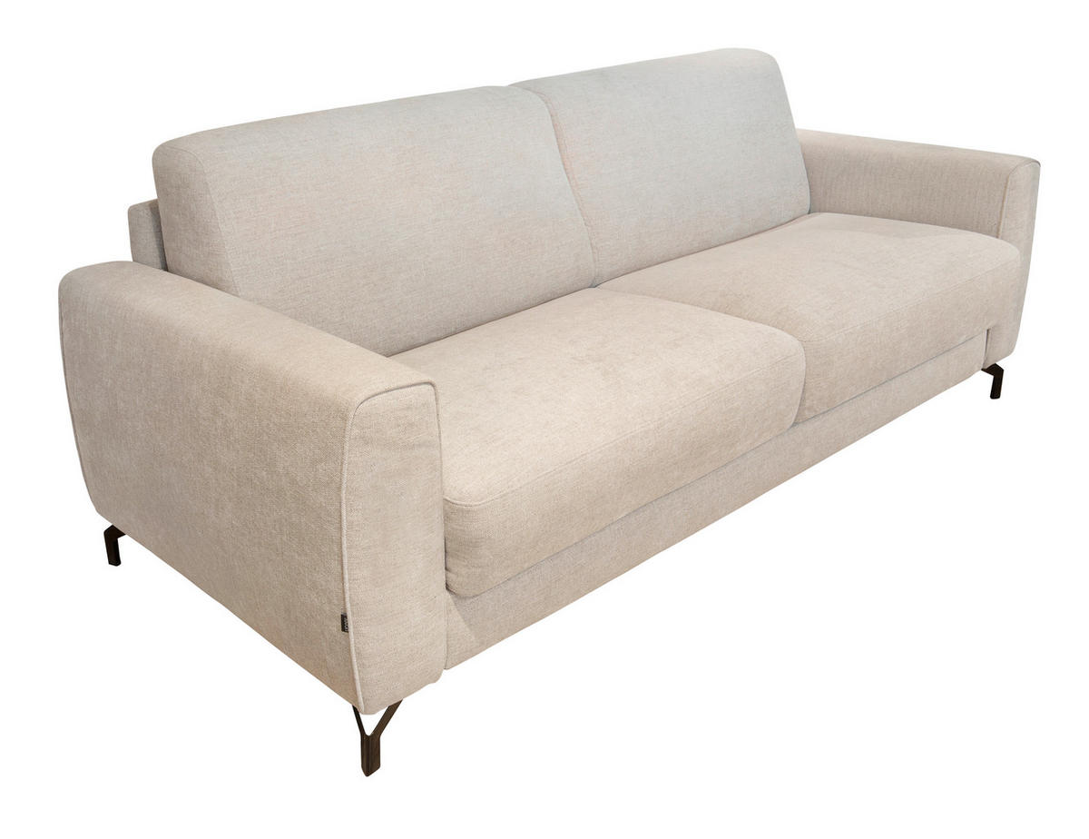 ZOFA S POSTELJNO FUNKCIJO,  temno siva tekstil  - temno siva, Design, tekstil (201/88/102cm) - Hom`in