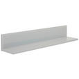 WANDBOARD in 109,7/18/21,9 cm Grau, Hellgrau  - Hellgrau/Grau, Design, Glas/Holzwerkstoff (109,7/18/21,9cm) - Hom`in