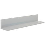 WANDBOARD in 109,7/18/21,9 cm Grau, Hellgrau  - Hellgrau/Grau, Design, Glas/Holzwerkstoff (109,7/18/21,9cm) - Hom`in