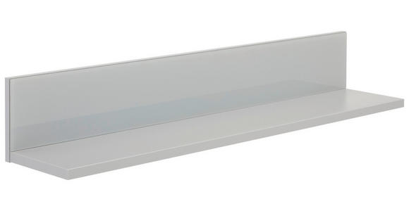 WANDBOARD in 109,7/18/21,9 cm Grau, Hellgrau  - Hellgrau/Grau, Design, Glas/Holzwerkstoff (109,7/18/21,9cm) - Hom`in