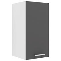 KÜCHENOBERSCHRANK 30/60/31 cm  in Anthrazit, Weiß  - Anthrazit/Alufarben, KONVENTIONELL, Holzwerkstoff/Metall (30/60/31cm) - MID.YOU
