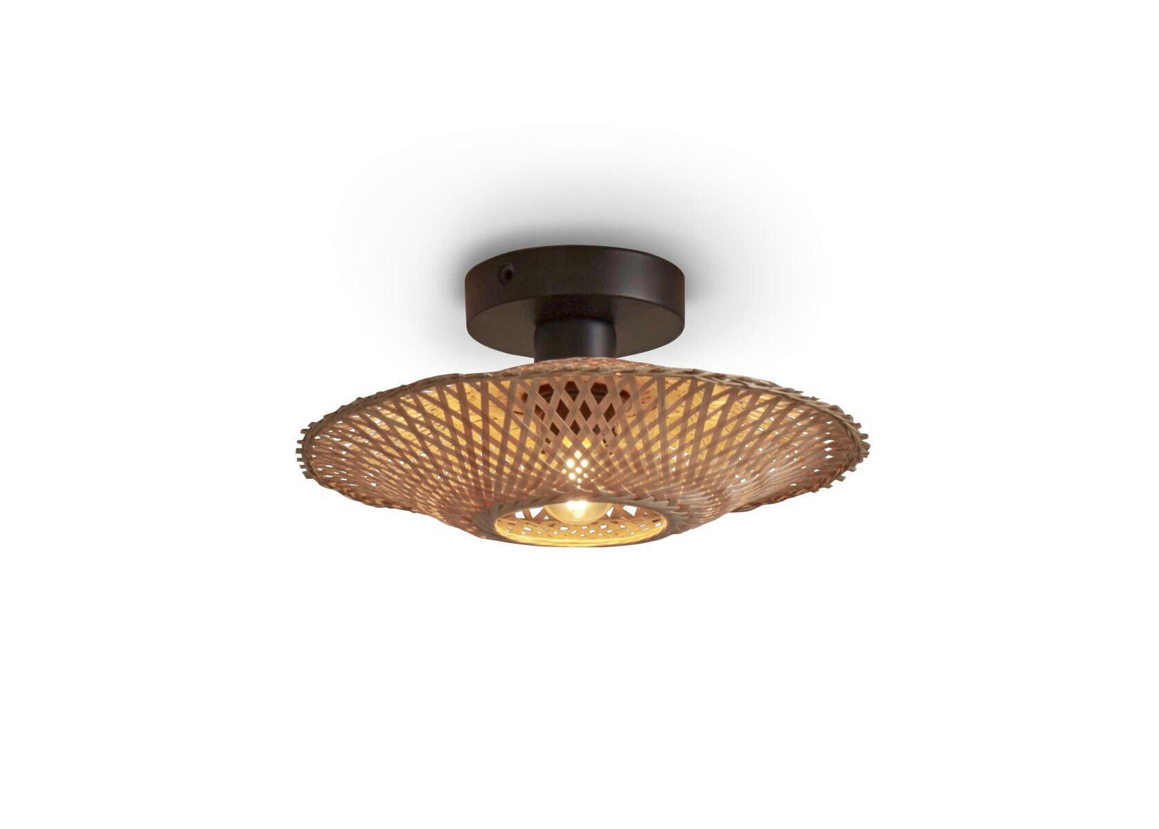 DECKENLEUCHTE GOOD&MOJO 30/8 cm  - Naturfarben, Trend (30/8cm) - Good & Mojo