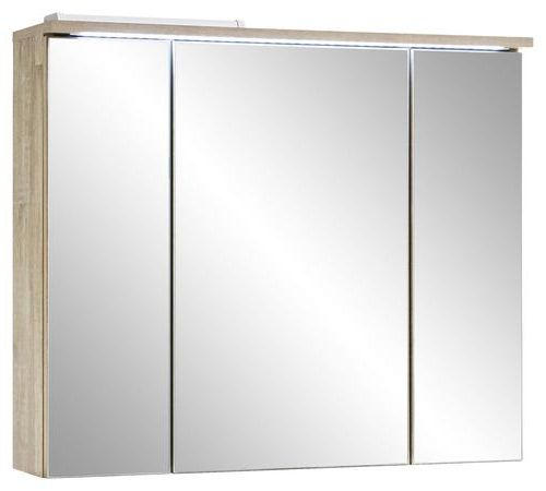 SPIEGELSCHRANK Eichefarben - Eichefarben, KONVENTIONELL, Glas/Holzwerkstoff (80/68/21cm) - MID.YOU