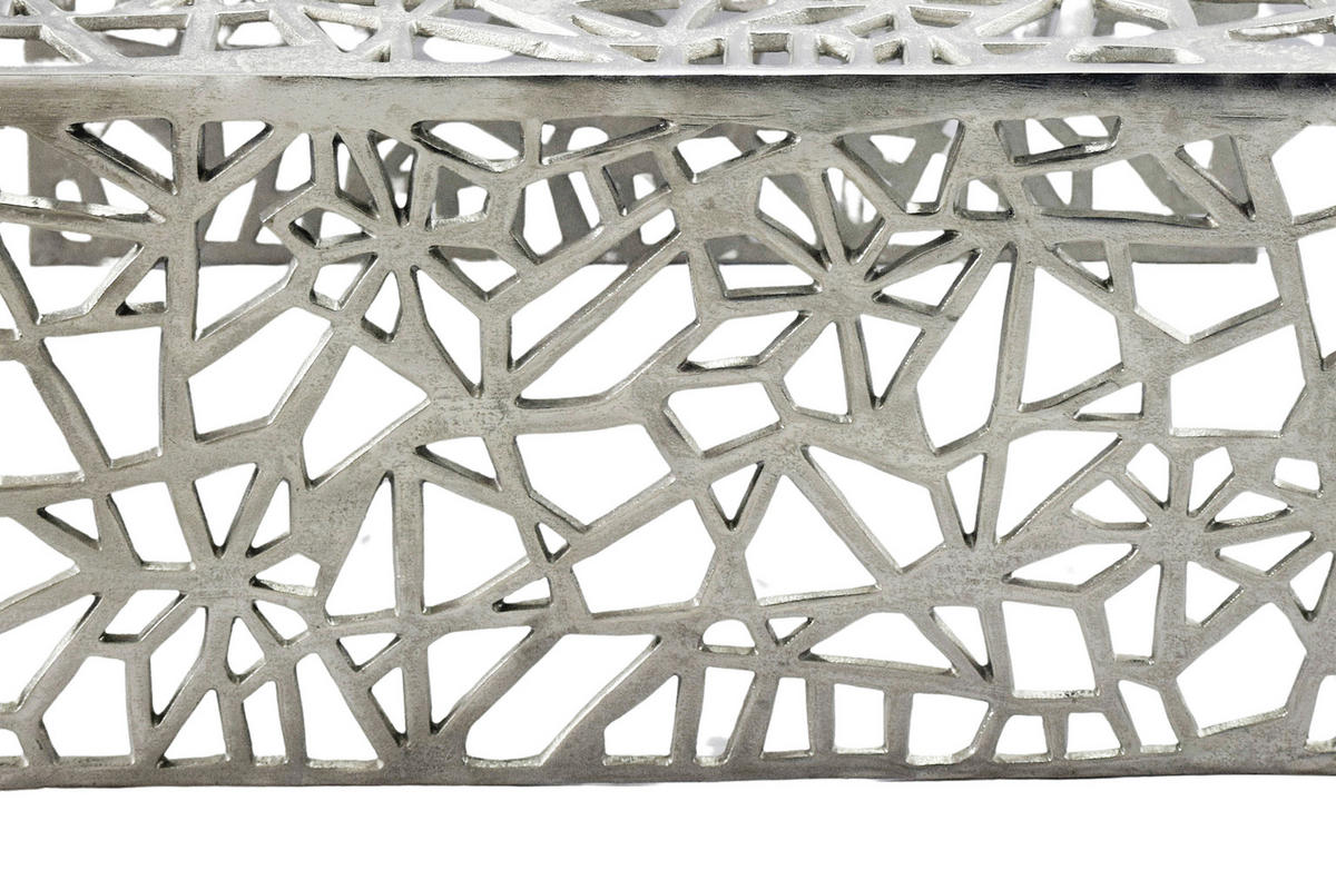 Măsuță De Cafea din metal, 60/60/31 cm - argintiu, Design, metal (60/60/31cm) - Livetastic