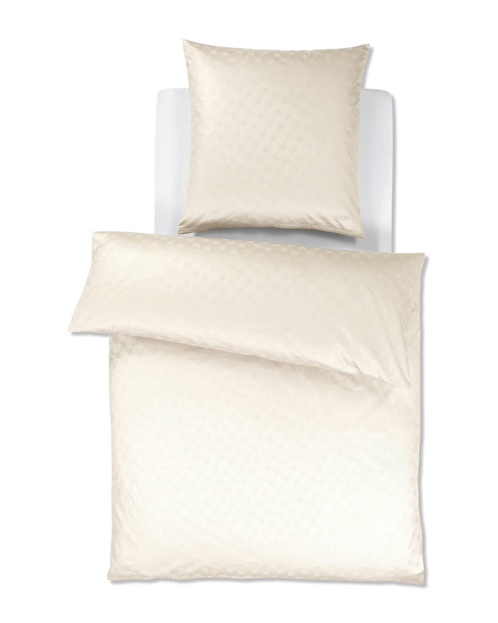 BETTWÄSCHE 2-teilig JOOP! CORNFLOWER Jersey 135/200 cm  - Naturfarben, Basics, Textil (135/200cm) - Joop!
