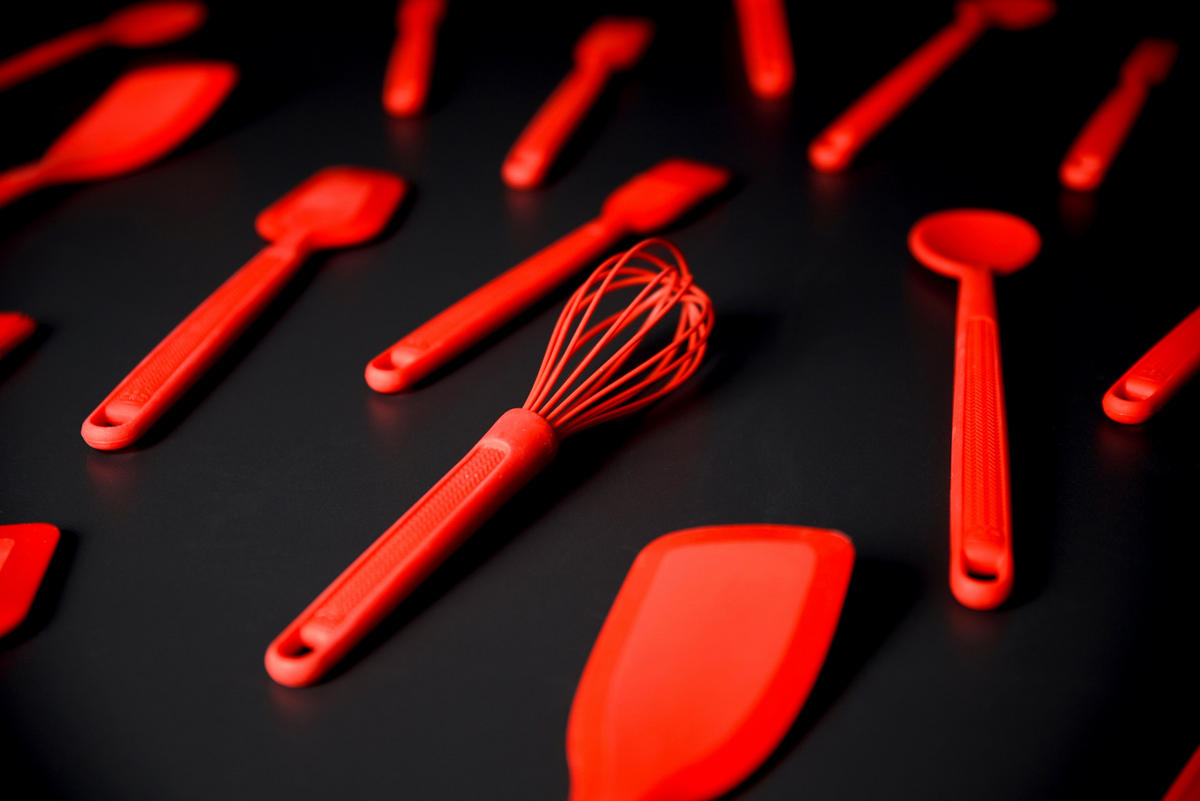 SCHNEEBESEN - Rot, Basics, Kunststoff (25cm) - Dr.Oetker