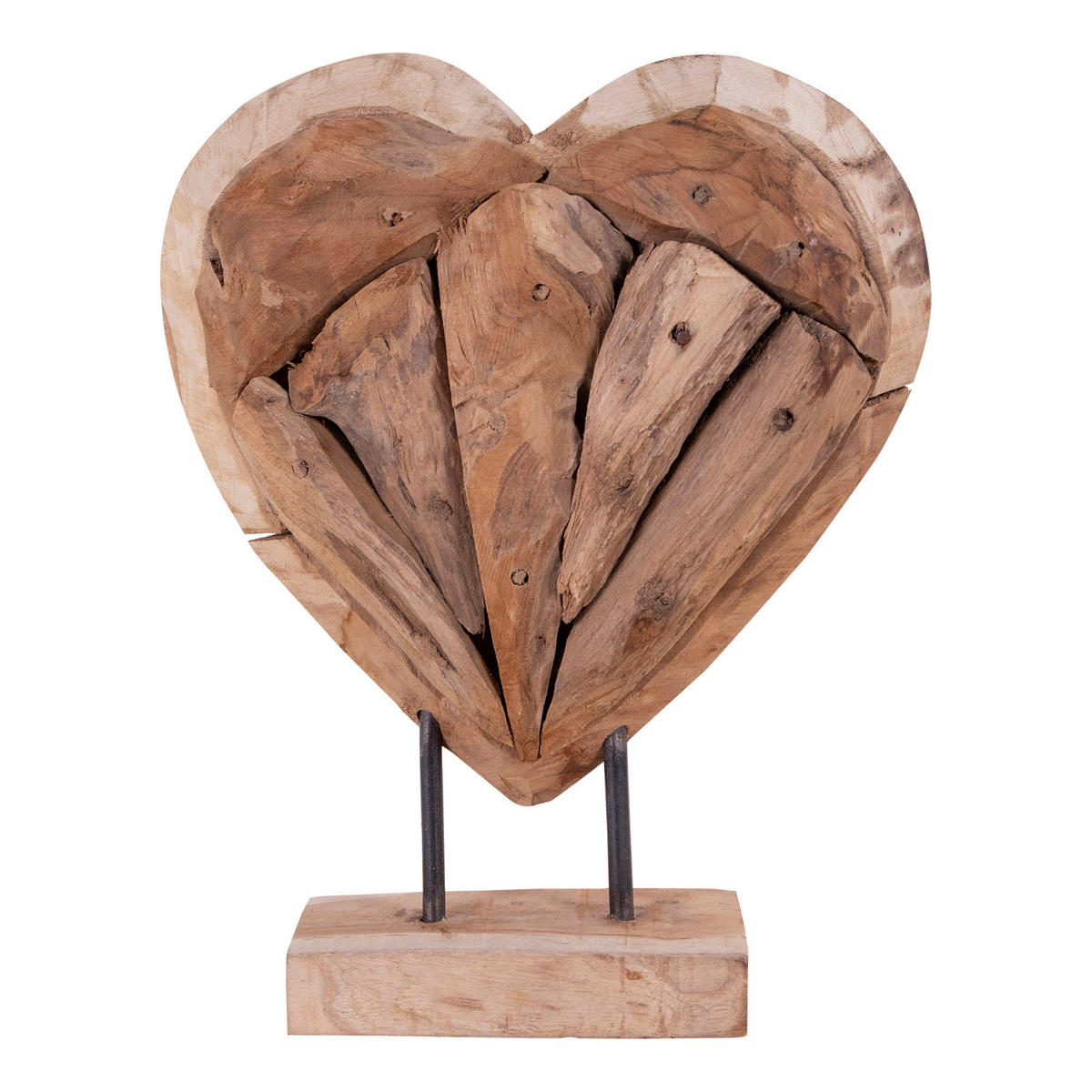 DEKOHERZ - Braun, Design, Holz (30cm)