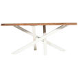 TISCHGESTELL in Metall 160/70/72 cm - Creme, Design, Metall (160/70/72cm) - Landscape