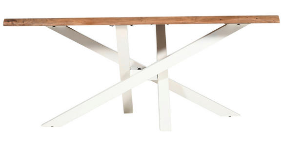 TISCHGESTELL in Metall 160/70/72 cm - Creme, Design, Metall (160/70/72cm) - Landscape