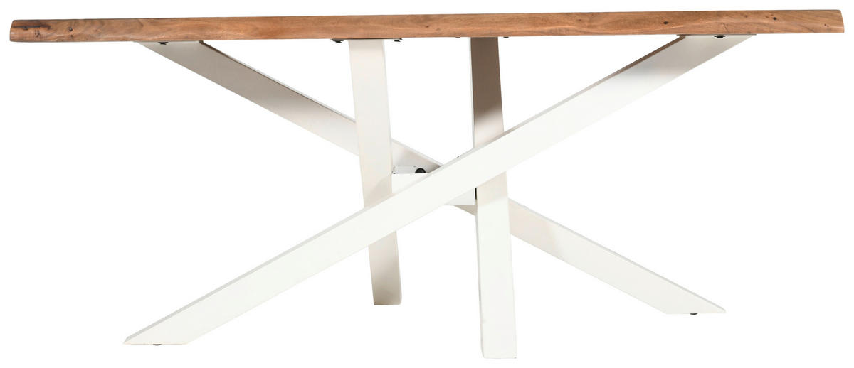 TISCHGESTELL Creme  - Creme, Design, Metall (160/70/72cm) - Landscape