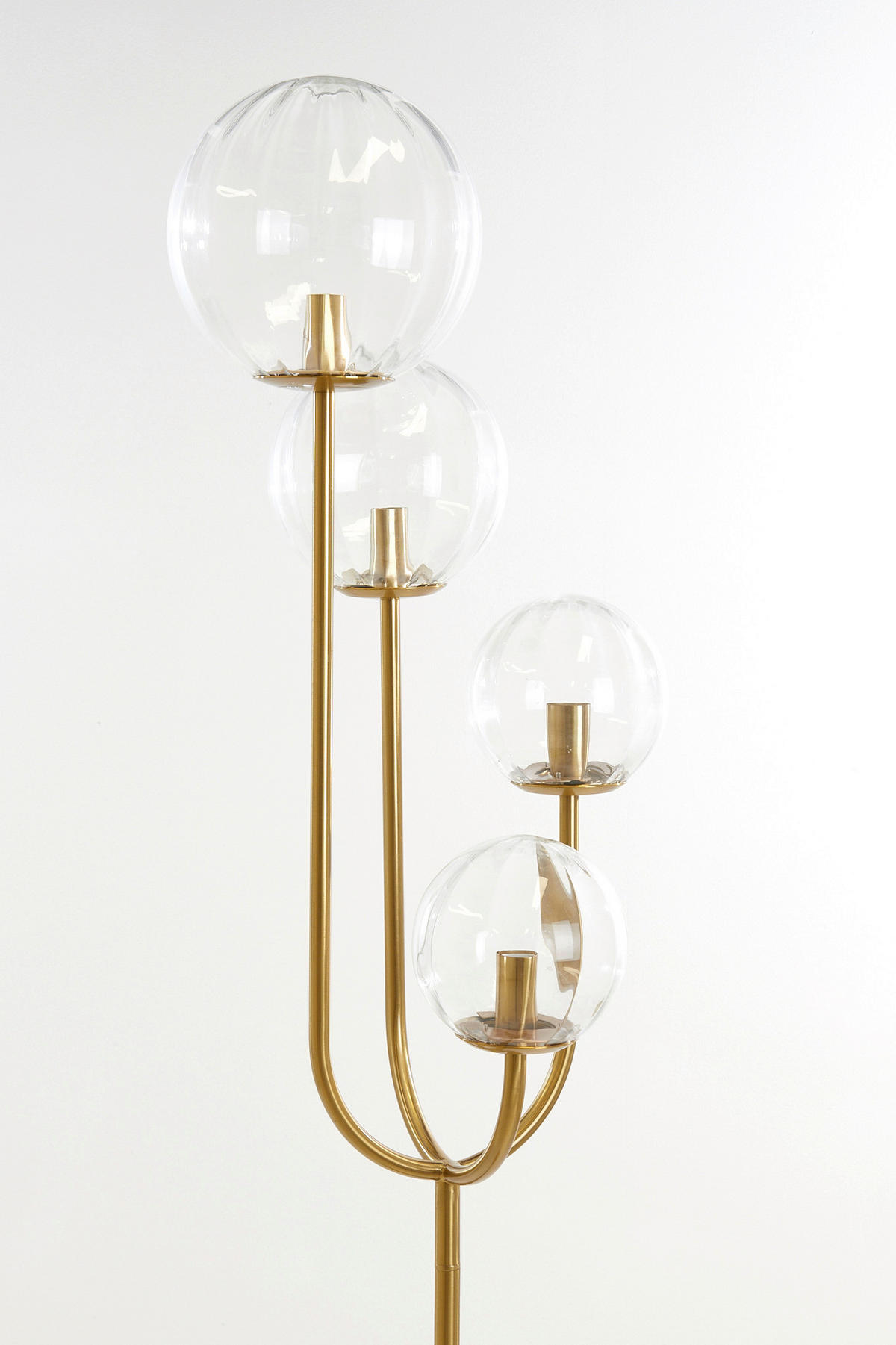 STEHLEUCHTE 42/20/182 cm    - Goldfarben, Design, Metall (42/20/182cm) - Light & Living
