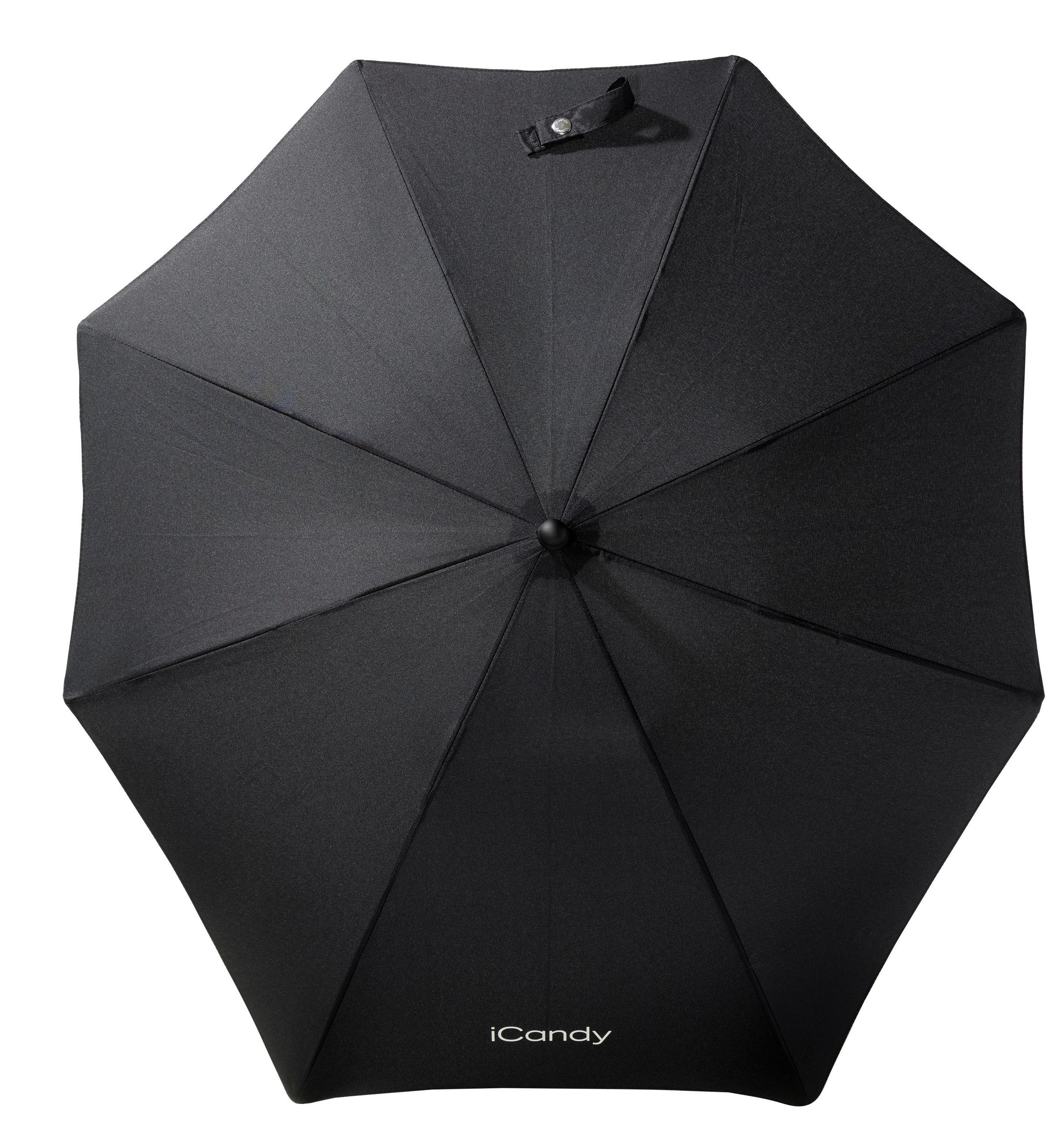 SUNCOBRAN ZA DEČJA KOLICA - crna, Osnovno, metal/plastika (55cm) - ICANDY