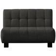 SCHLAFSOFA  in Anthrazit  - Anthrazit/Schwarz, Design, Textil/Metall (125/92/102cm) - Novel