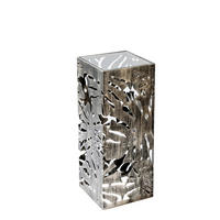 BLUMENSÄULE in Metall, Glas  - Bronzefarben, Basics, Glas/Metall (27/100/27cm)