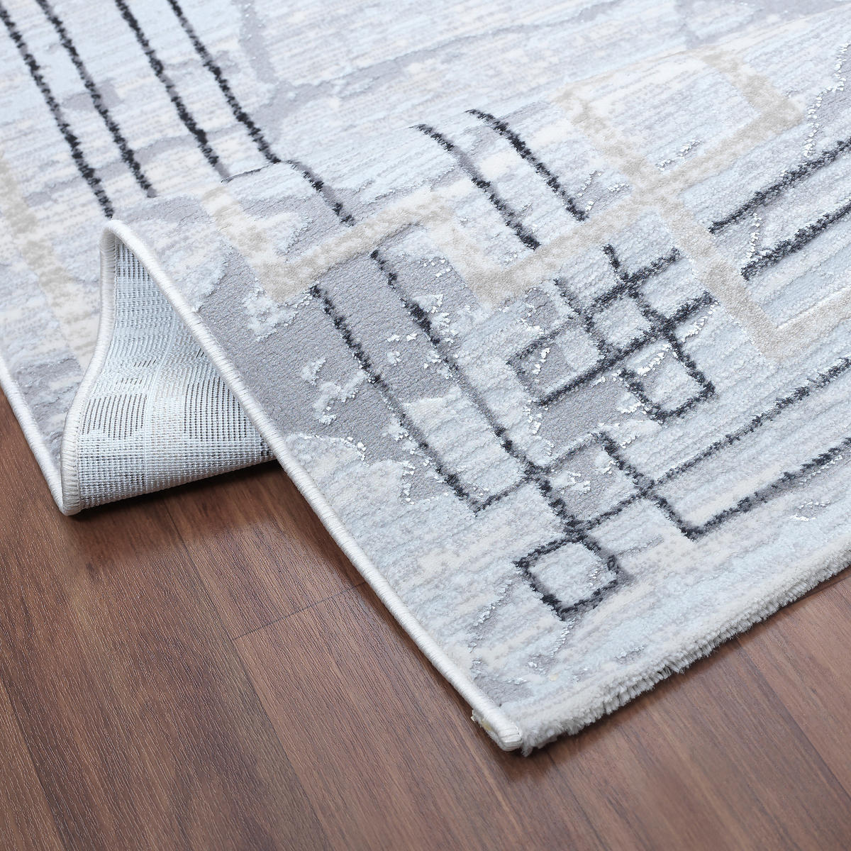LÄUFER 80/300 cm Harmony  - Hellgrau, LIFESTYLE, Textil (80/300cm) - Novel