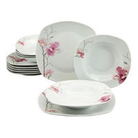 JÍDELNÍ SOUPRAVA, porcelán - bílá, Trend, keramika - Creatable