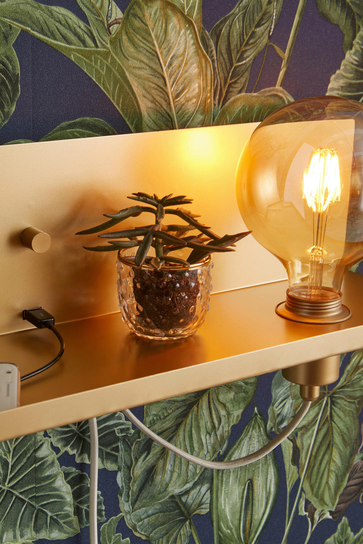 WANDLEUCHTE MULTI 50/18/14 cm   - Goldfarben, Basics (50/18/14cm) - Markslöjd