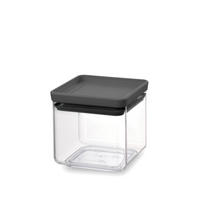 VORRATSDOSE 0,7 l  - Dunkelgrau/Transparent, Design, Kunststoff (11/10.5/11cm) - Brabantia