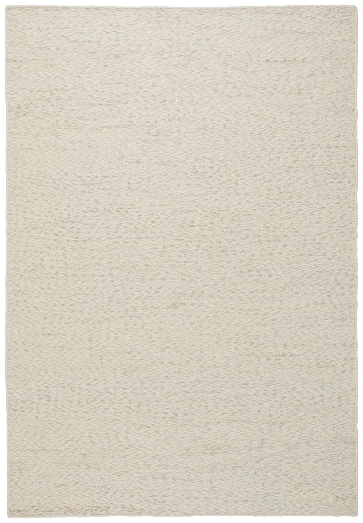HANDWEBTEPPICH 130/190 cm Elegance Weiß  - Weiß, Natur, Textil (130/190cm) - Linea Natura