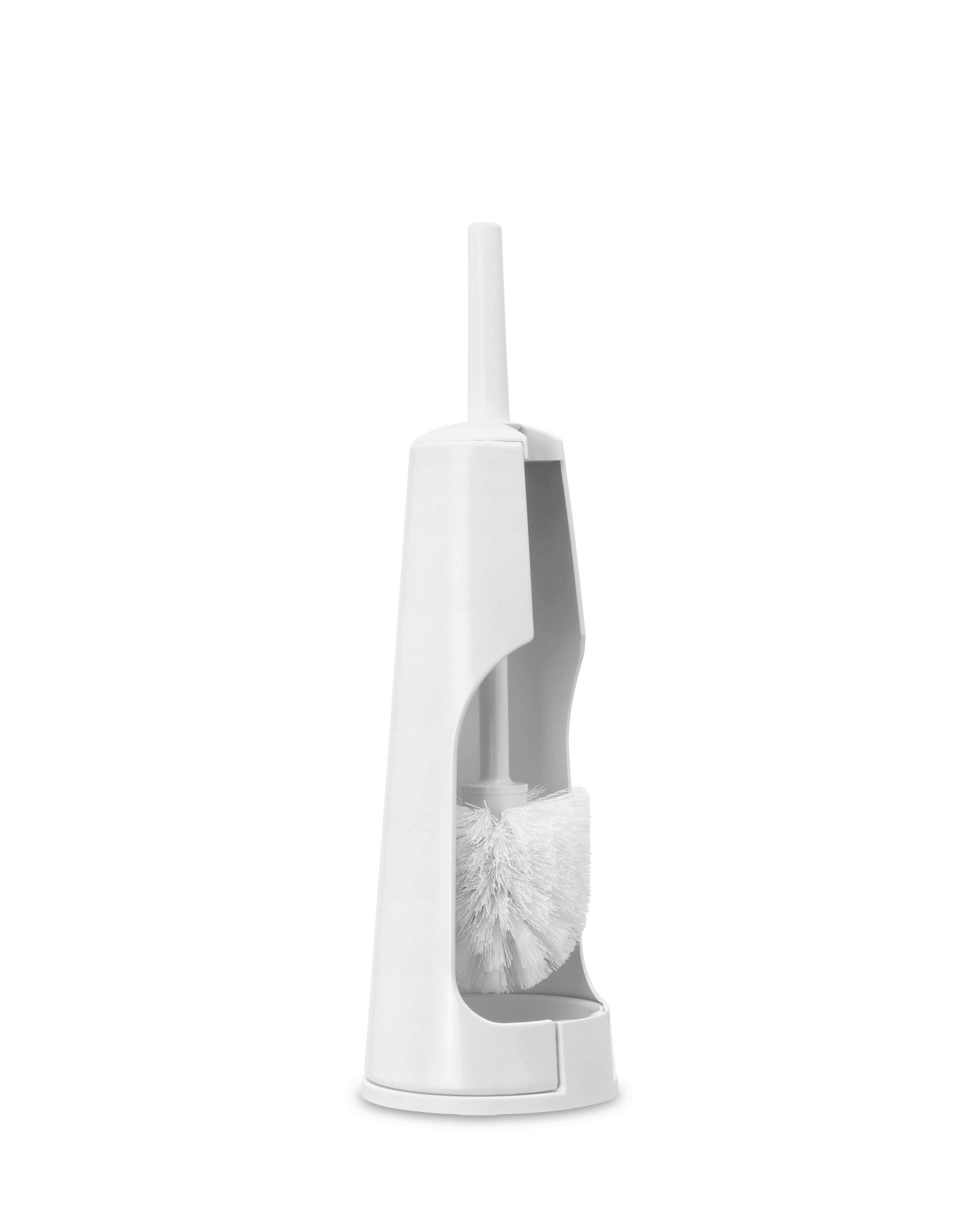 TOALETTBORSTSET i plast  plast   - vit, Basics, metall/plast (12/42/12cm) - Brabantia