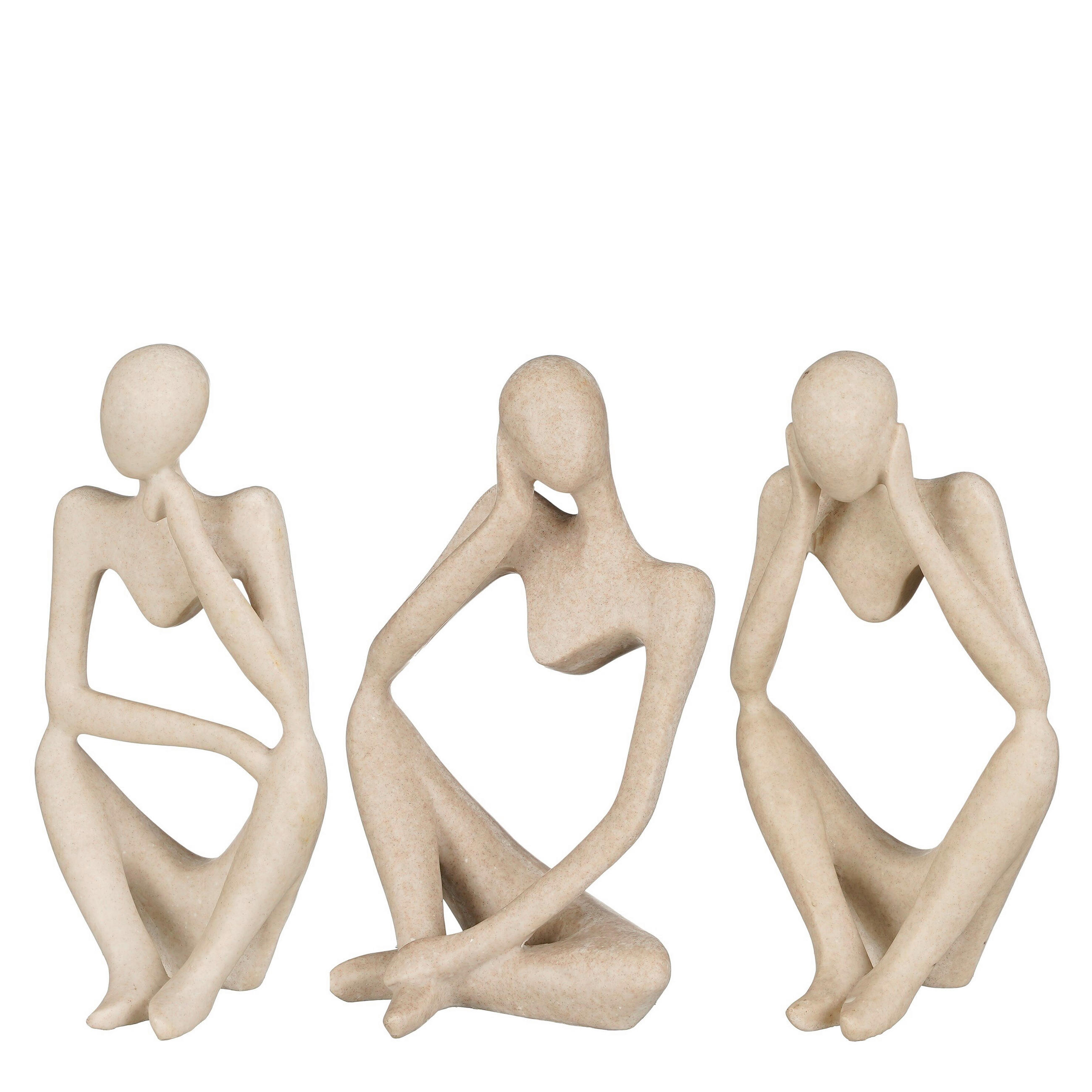 SKULPTURA - temno siva, Basics, umetna masa (11/9cm)