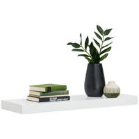 WANDBOARD Weiß Hochglanz  - Weiß Hochglanz, Basics, Holzwerkstoff (80/5/25cm) - Xora