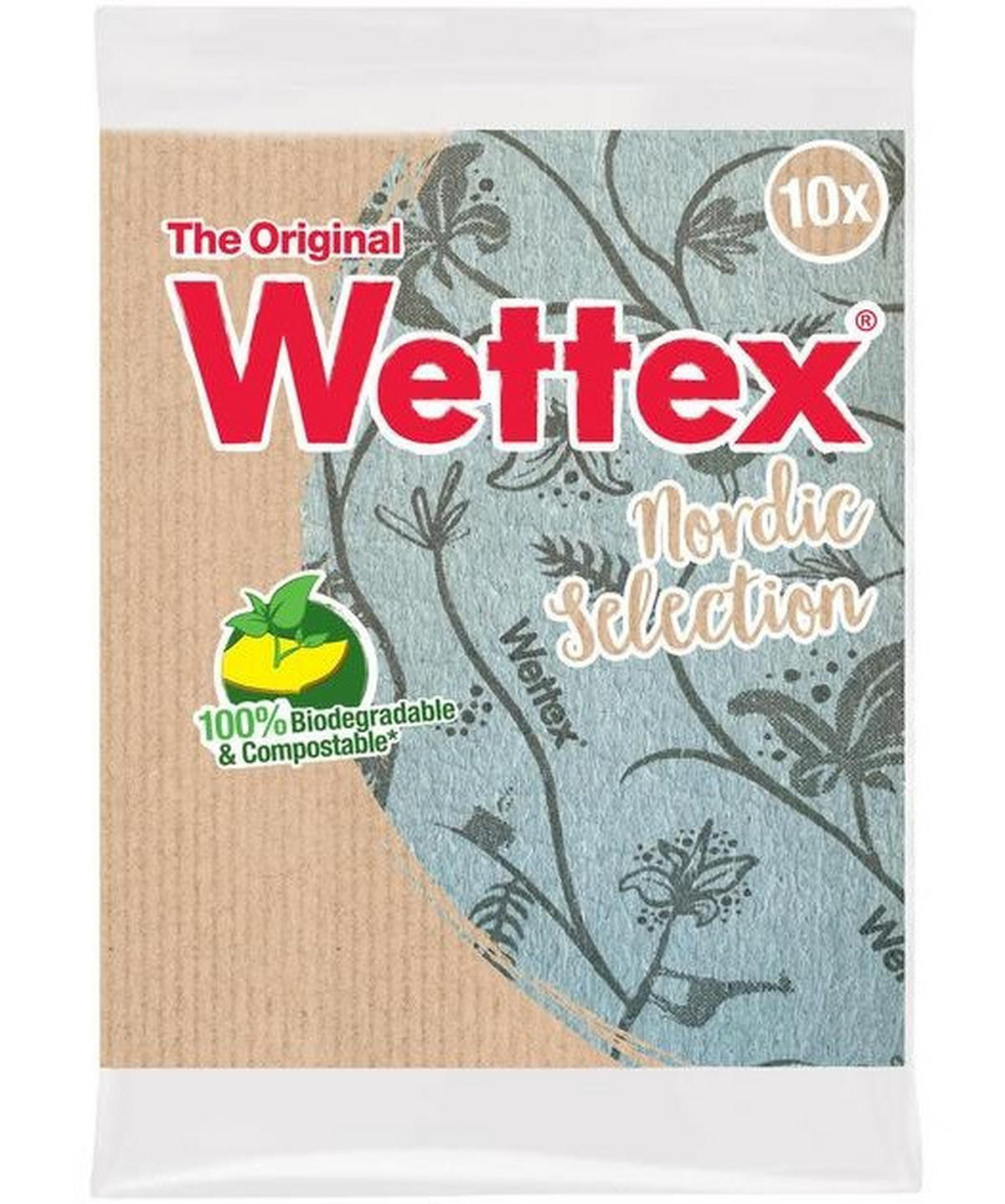 Disktrasa, Wettex Nordic 10-p - vit/grå, Basics, plast (38/55/22,1cm) - Best Price