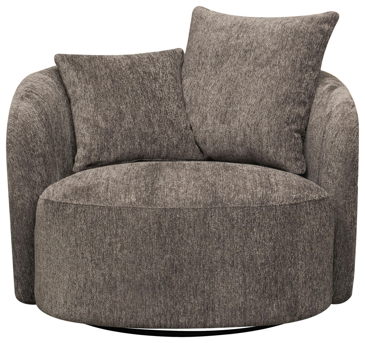 SESSEL in Webstoff Dunkelgrau  - Dunkelgrau/Schwarz, Design, Holz/Textil (101/82/97cm) - Carryhome