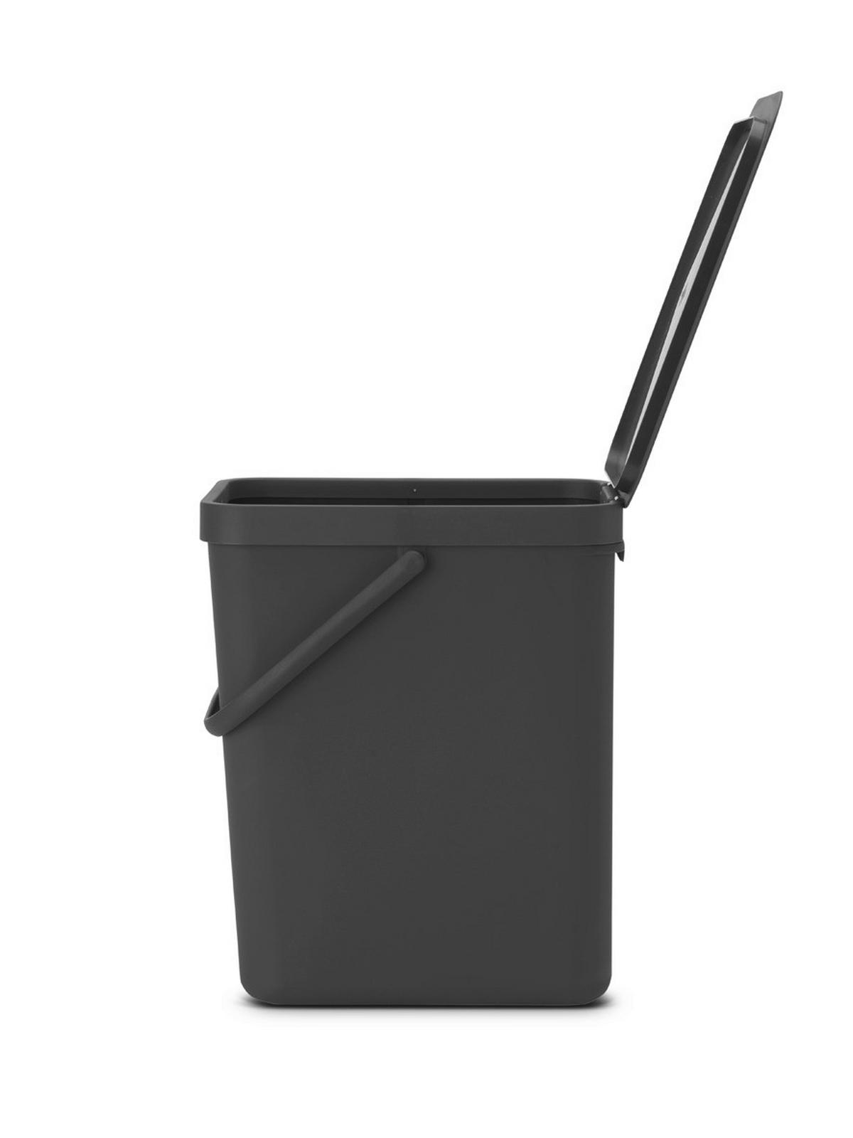 ABFALLEIMER 25 l  Kunststoff  - Grau, Design, Kunststoff (26,7/40/34,1cm) - Brabantia