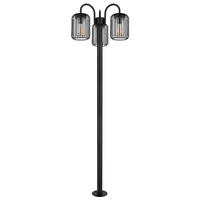 ZUNANJA SVETILKA  IP44      48,5/180 cm       - črna/prozorno, Basics, kovina/umetna masa (48,5/180cm) - Globo