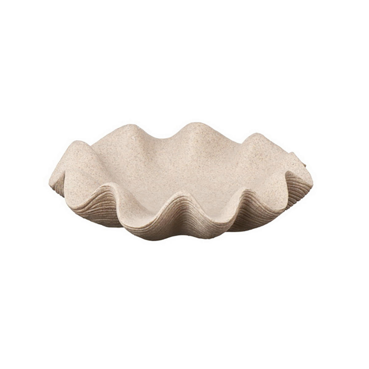 DEKOSCHALE - Beige, Design, Kunststoff (26/26/6,5cm) - Ambia Home