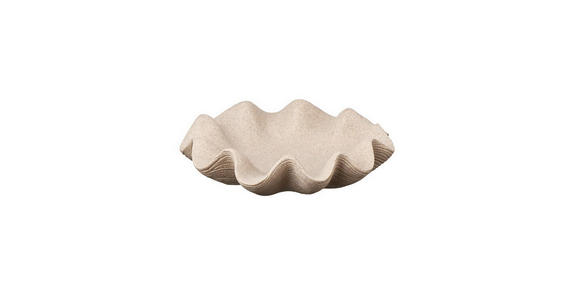 DEKOSCHALE - Beige, Design, Kunststoff (26/26/6,5cm) - Ambia Home