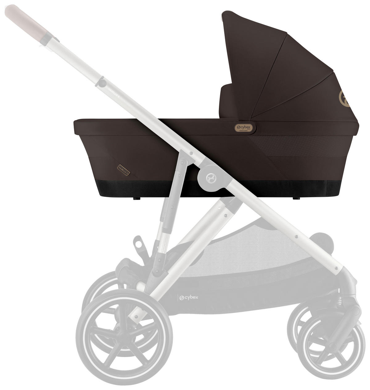 LIEGEWANNE Gazelle S  - Dunkelbraun, Basics, Textil (86/44/27-56cm) - Cybex