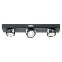 LED-DECKENLEUCHTE Rotata 31/6/5 cm  - Chromfarben/Anthrazit, KONVENTIONELL, Kunststoff (31/6/5cm) - Paulmann