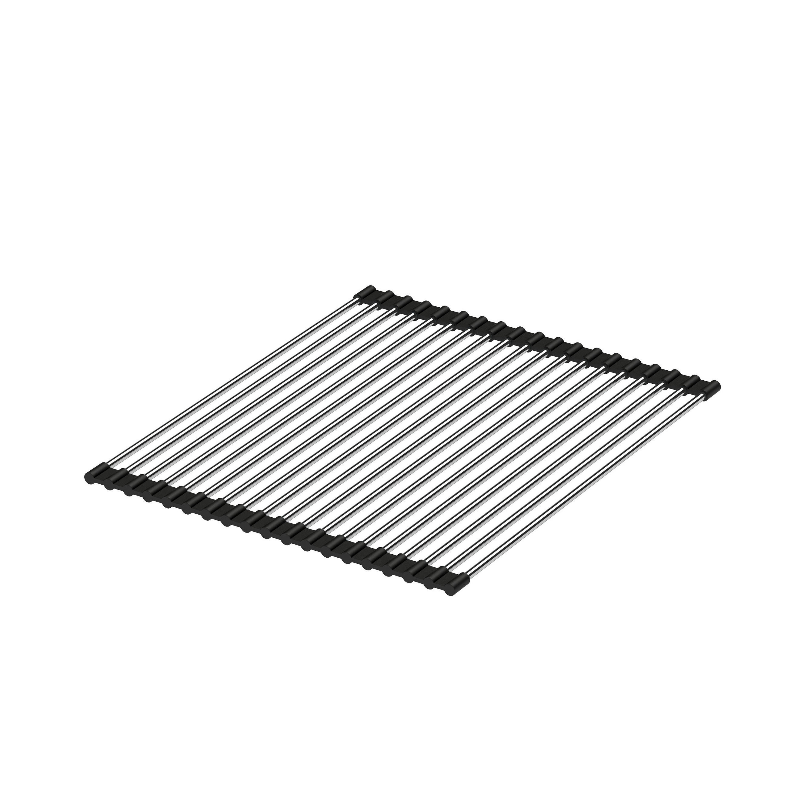 PODLOŽAK ZA SUDOPER  43/32 cm          - crna/boje aluminija, Basics, metal/plastika (43/32cm)