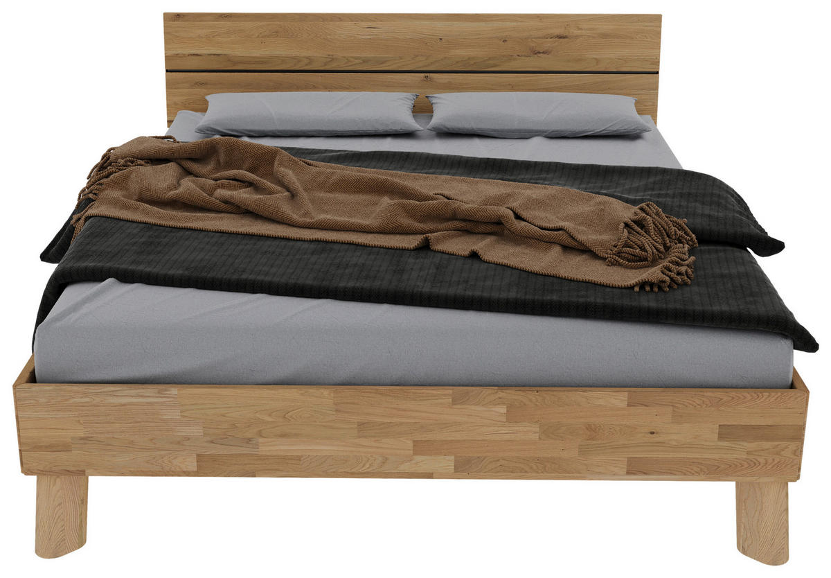 BETT 160/200 cm  in Naturfarben  - Naturfarben, MODERN, Holz (160/200cm) - MID.YOU