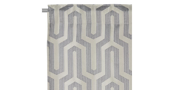 FERTIGVORHANG  blickdicht  140/245 cm   - Beige/Silberfarben, Design, Textil (140/245cm) - Dieter Knoll