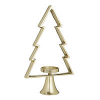 KERZENHALTER - Goldfarben, LIFESTYLE, Metall (26/9.5/44cm)