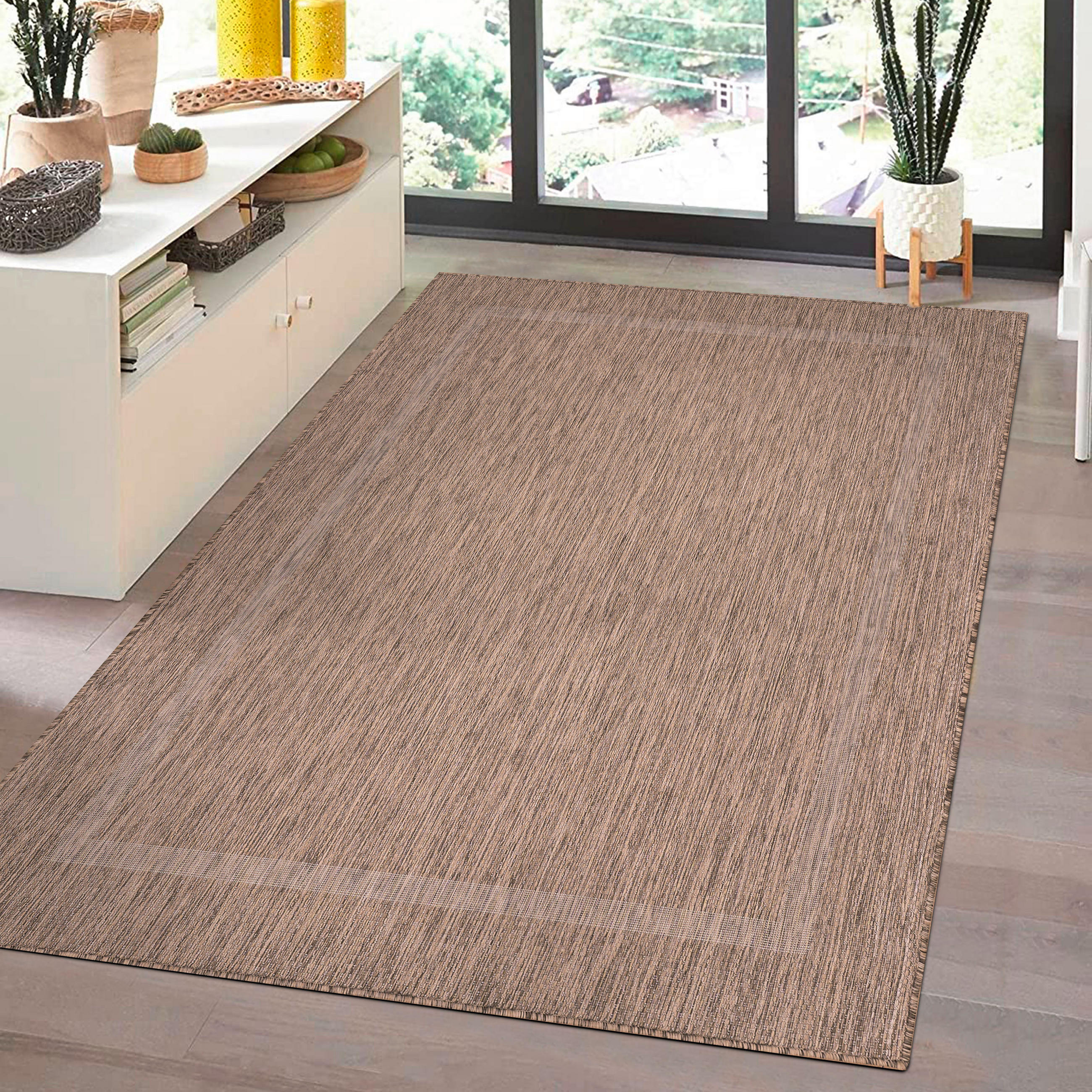 FLACHWEBETEPPICH 200/290 cm Relax Braun  - Braun, Basics, Textil (200/290cm) - Novel