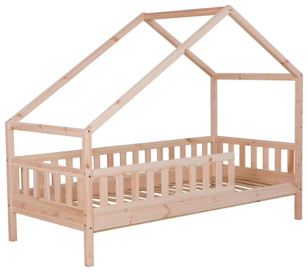HAUSBETT 90/200 cm Naturfarben  - Naturfarben, Modern, Holz (90/200cm) - MID.YOU