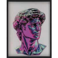 BILD 70/90 cm  - Multicolor/Schwarz, Design, Papier/Kunststoff (70/90cm) - Monee