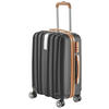 REISEKOFFER Braun, Dunkelgrau  - Dunkelgrau/Braun, Basics, Kunststoff/Metall (36/55/23cm) - Novel