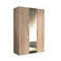 DREHTÜRENSCHRANK 3-türig Sonoma Eiche - Alufarben/Sonoma Eiche, KONVENTIONELL, Glas/Holzwerkstoff (150/216/58cm) - Hom`in DREHTÜRENSCHRANK 3-türig Sonoma Eiche - Alufarben/Sonoma Eiche, KONVENTIONELL, Glas/Holzwerkstoff (150/216/58cm) - Hom`in