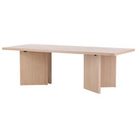MATBORD i trä, trämaterial 240/100/74 cm   - beige, Design, trämaterial/trä (240/100/74cm) - Livetastic