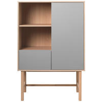 HIGHBOARD Grau, Eichefarben  100/150/45 cm  - Eichefarben/Grau, Design, Holz/Holzwerkstoff (100/150/45cm) - Lomoco