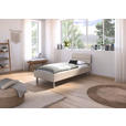 BETT 90/200 cm  in Champagner  - Champagner/Alufarben, Design, Holzwerkstoff/Metall (90/200cm) - Carryhome